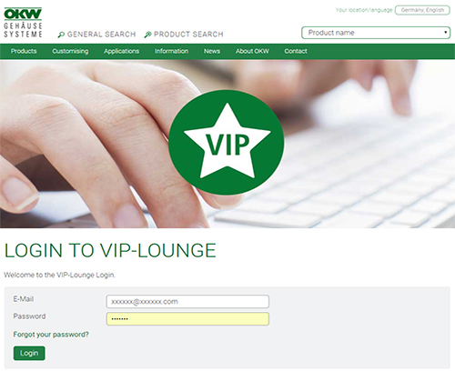 Login and registration