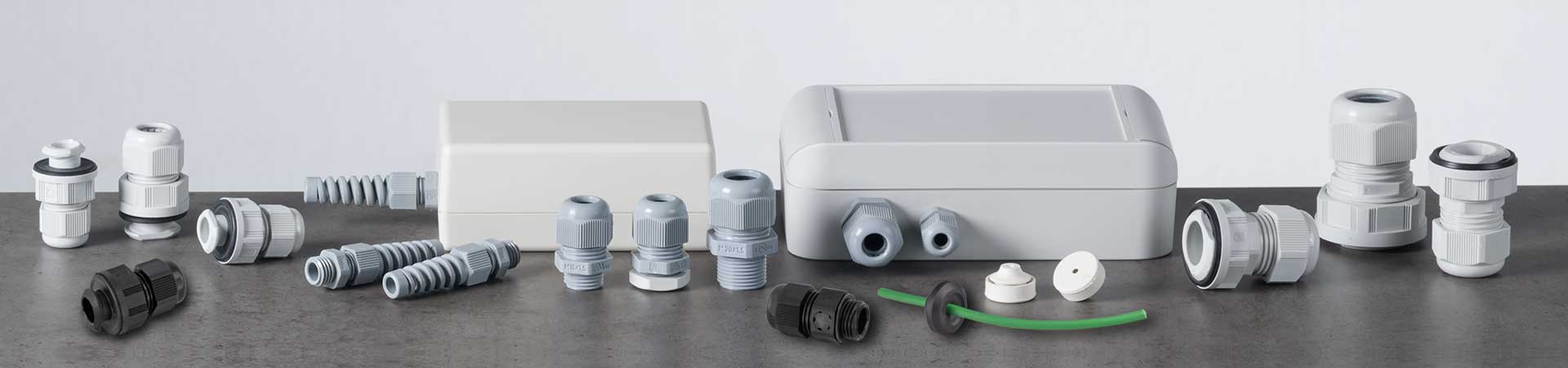 Cable glands, strain relief