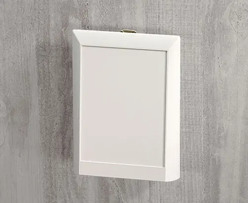 COMTEC enclosure with wall suspension element