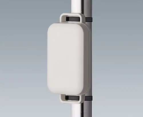 EASYTEC enclosure mounted on a round tube