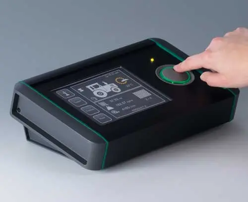 aluminum profile in color black