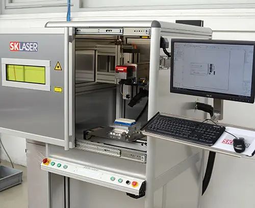 Laser marking at OKW