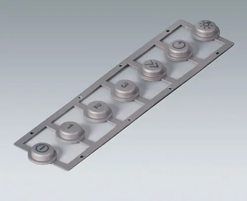 Silk-screen printing on pushbuttons