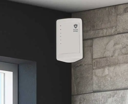 Easy wall mounting in 90° inside corners