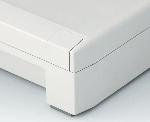 Flush-fitting design trims cover the screws